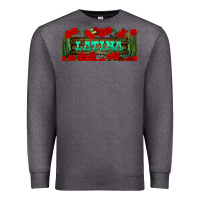 Charcoal Heather latina libbey glass Premium Sweatshirt - BundleAndBundleShop