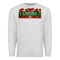 Dove Grey latina libbey glass Premium Sweatshirt - BundleAndBundleShop