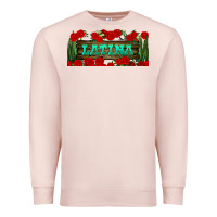 Pale Pink latina libbey glass Premium Sweatshirt - BundleAndBundleShop