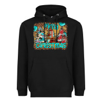 Black merry christmas Heavyweight Hoodie - JahusDesignShop