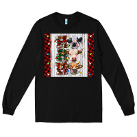 Black ho ho ho christmas cow Long Sleeve Tee - RanaPortraitStore