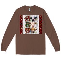 Chestnut ho ho ho christmas cow Long Sleeve Tee - RanaPortraitStore