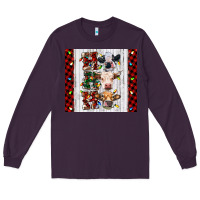 Plum ho ho ho christmas cow Long Sleeve Tee - RanaPortraitStore