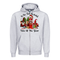 Heather Grey its the most wonderful time of the year Zipper Hoodie - FaDigitalArtStudio