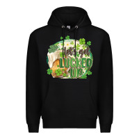 Black let's get lucked up Premium Hoodie - MaliasSmallBusiness