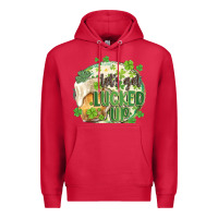 Cardinal let's get lucked up Premium Hoodie - MaliasSmallBusiness