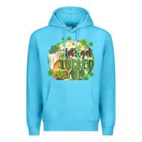 Ocean Blue let's get lucked up Premium Hoodie - MaliasSmallBusiness