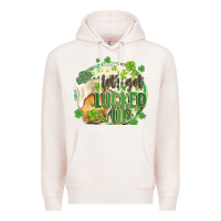 Pale Pink let's get lucked up Premium Hoodie - MaliasSmallBusiness