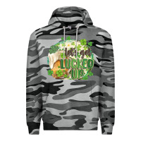 Slate Camo let's get lucked up Premium Hoodie - MaliasSmallBusiness