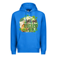 True Royal let's get lucked up Premium Hoodie - MaliasSmallBusiness