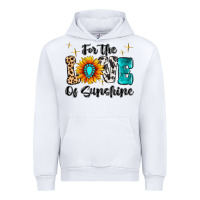 White For The Love Of Sunshine Urban Hoodie - MaliasSmallBusiness