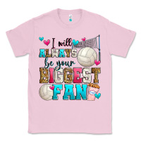 Bubblegum Pink i will always be your biggest fan volleyball Classic Tee - Zillion Design Studio