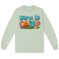 Matcha born to camp Long Sleeve Tee - Zillion Design Studio