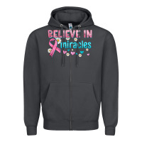 Smoke believe in miracles with ribbon Zipper Hoodie - HRA Design Shop