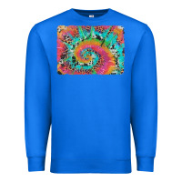 True Royal tie dye leopard cowhide glitter background Premium Sweatshirt - Artiststas