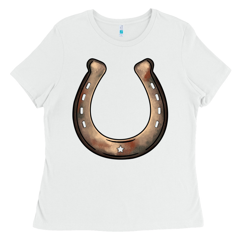 Western Horseshoe Ladies Tee by BarkalooDesign | Teevron