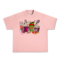Salmon lunch lady coffee cups Urban Heavy Tee - texasbilliewilder