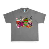 Tornado lunch lady coffee cups Urban Heavy Tee - texasbilliewilder