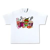 White lunch lady coffee cups Urban Heavy Tee - texasbilliewilder