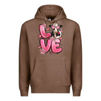 Chestnut love cow valentine's day Premium Hoodie - MaliasSmallBusiness