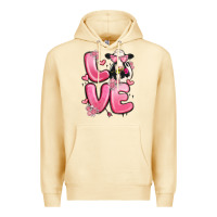 Pina Colada love cow valentine's day Premium Hoodie - MaliasSmallBusiness