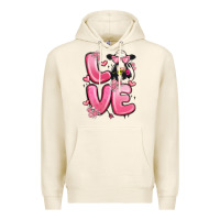 Tofu love cow valentine's day Premium Hoodie - MaliasSmallBusiness