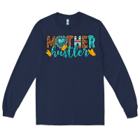 Navy mother hustler Long Sleeve Tee - texasbilliewilder