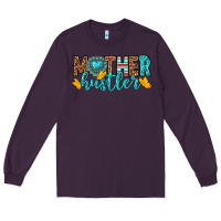 Plum mother hustler Long Sleeve Tee - texasbilliewilder
