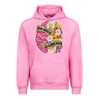 Fuchsia Pink your anxiety is a lying bitch Urban Hoodie - MaliasSmallBusiness