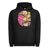 Pigment Black your anxiety is a lying bitch Urban Hoodie - MaliasSmallBusiness