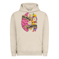 Pigment French Oak your anxiety is a lying bitch Urban Hoodie - MaliasSmallBusiness