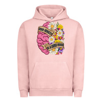 Pigment Salmon your anxiety is a lying bitch Urban Hoodie - MaliasSmallBusiness