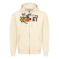 Sandshell Let's Get Spooky Zipper Hoodie - CowhideDigitalArt