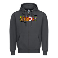 Smoke Let's Get Spooky Zipper Hoodie - CowhideDigitalArt