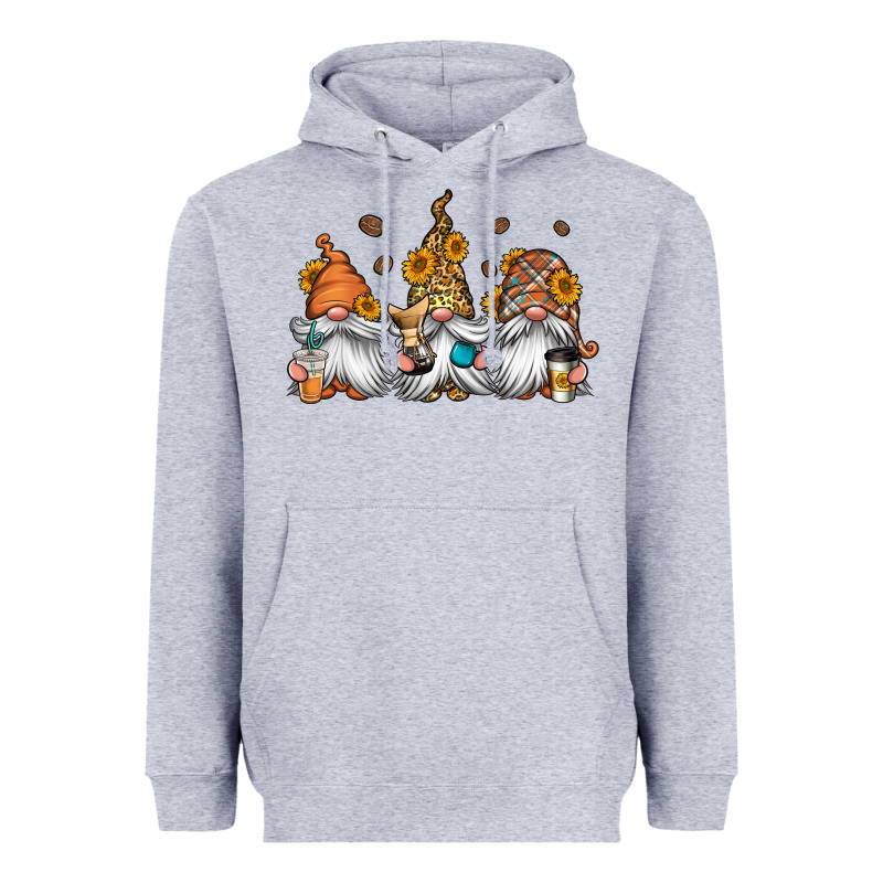 Coffee Gnomes Heavyweight Hoodie by Jasminsmagicworld | Teevron