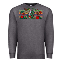 Charcoal Heather flamenco dancer libbey glass Premium Sweatshirt - BundleAndBundleShop
