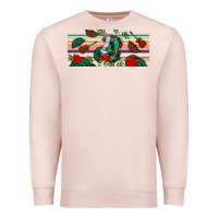 Pale Pink flamenco dancer libbey glass Premium Sweatshirt - BundleAndBundleShop