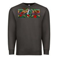 Smoke flamenco dancer libbey glass Premium Sweatshirt - BundleAndBundleShop