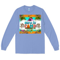 Colony Blue born to camp Long Sleeve Tee - Zillion Design Studio
