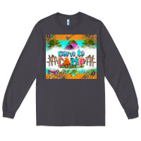Smoke born to camp Long Sleeve Tee - Zillion Design Studio