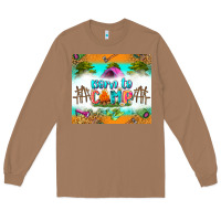 Toasted Coconut born to camp Long Sleeve Tee - Zillion Design Studio