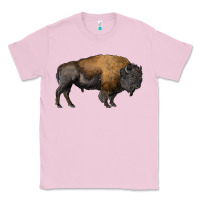 Bubblegum Pink american bison body Classic Tee - RanaPortraitStore