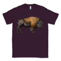 Plum american bison body Classic Tee - RanaPortraitStore