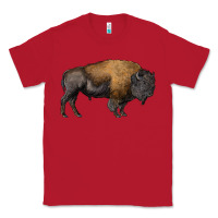 Red american bison body Classic Tee - RanaPortraitStore