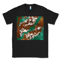 Black brown cowhide glitter Classic Tee - BarkalooDesign