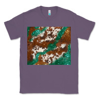 Lavender brown cowhide glitter Classic Tee - BarkalooDesign