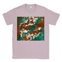 Lilac brown cowhide glitter Classic Tee - BarkalooDesign