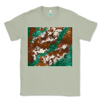 Matcha brown cowhide glitter Classic Tee - BarkalooDesign