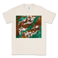 Natural brown cowhide glitter Classic Tee - BarkalooDesign