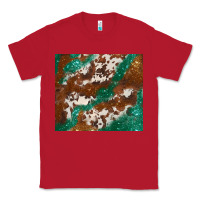 Red brown cowhide glitter Classic Tee - BarkalooDesign